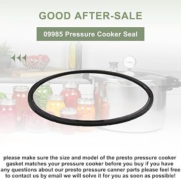Sealing Ring for Presto Pressure Cooker (16/18/23 qt), Replacement Model 01745 01751 01755 01781 01782 01784, 1 Pack