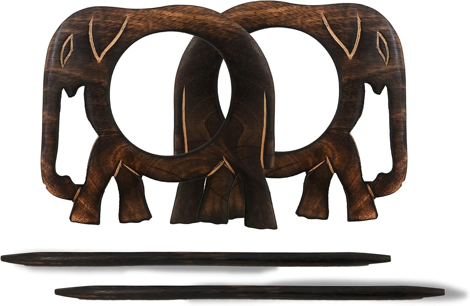 Beautiful Curtain Tiebacks, Antique Wooden Curtain Hook, Handmade Wooden Elephant Rustic Decorative Curtain Holdbacks, Modern Drapery Tiebacks, Set of 2