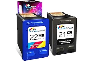 Remanufactured HP 21 22 21XL 22XL Ink Cartridges