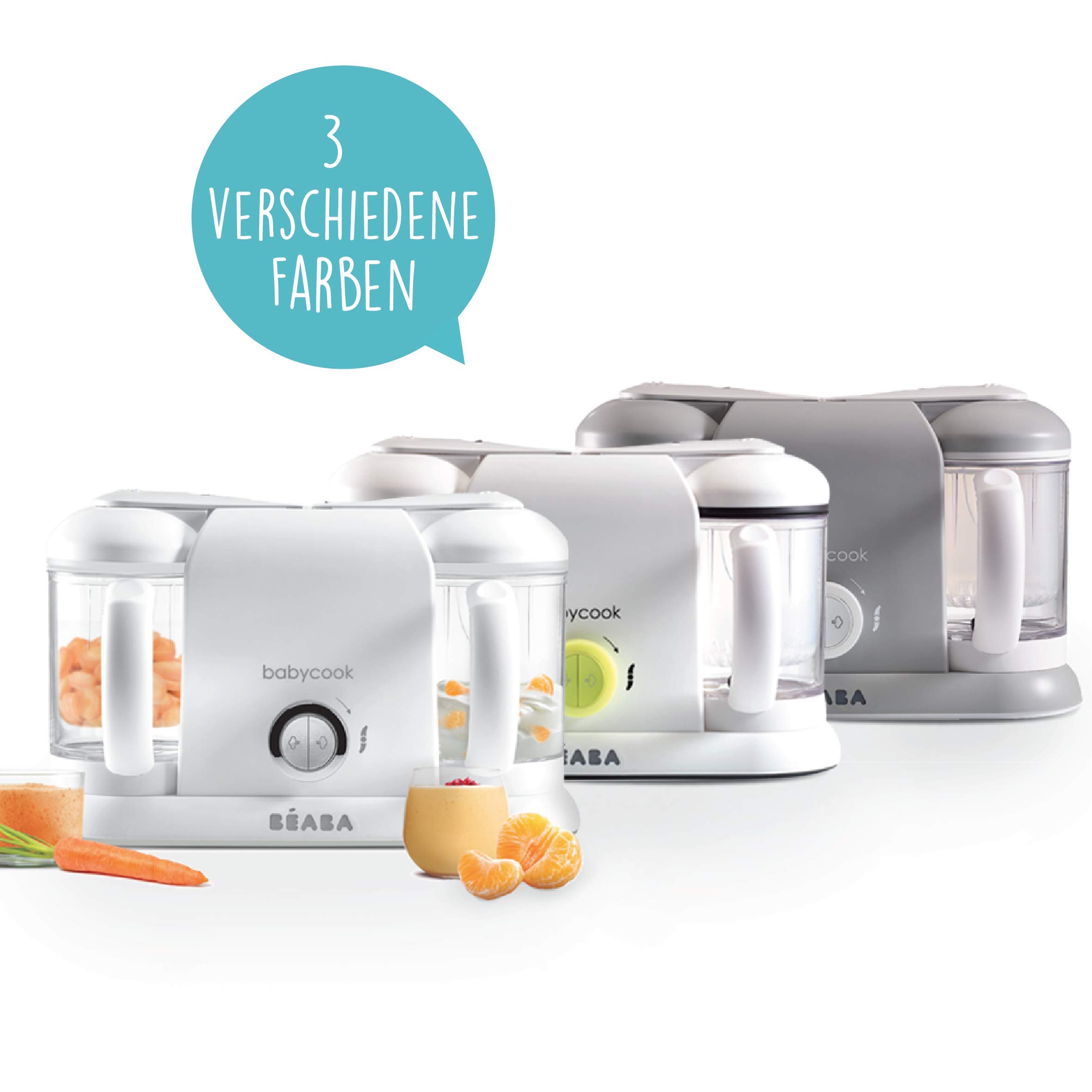 Béaba - Babycook Duo - Babymixer - Neon