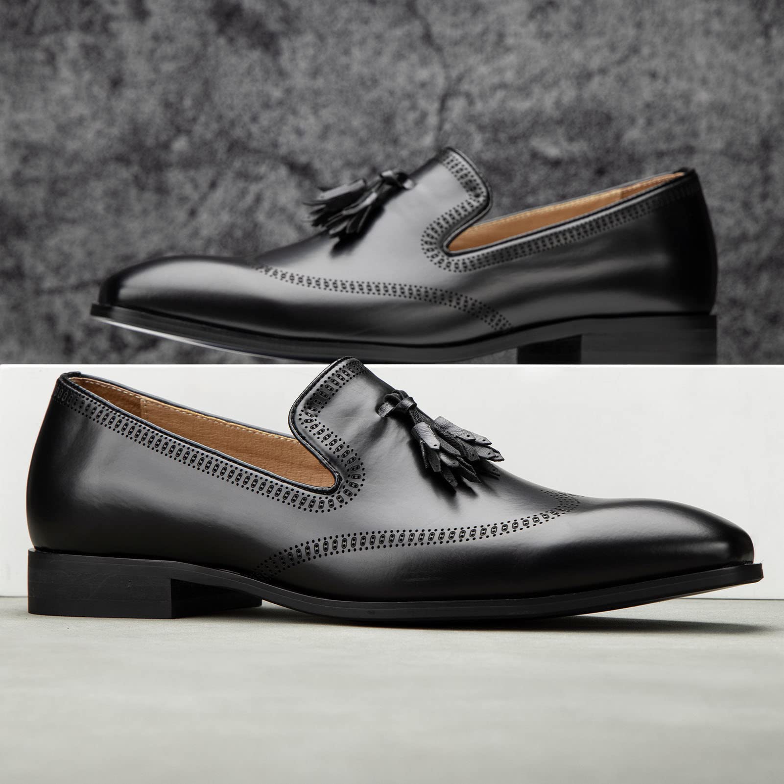 MEIJIANA Mocassini Uomo Scarpe Eleganti Scarpe Estive Uomo Casual Slip On Scarpe
