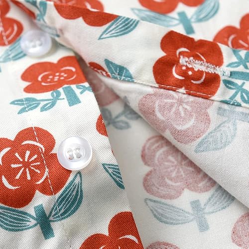 Toddler Kids Brother and Sister Matching Outfits Boys Casual Suits Girls Cute Dresses(Red-boy,18-24 Months)