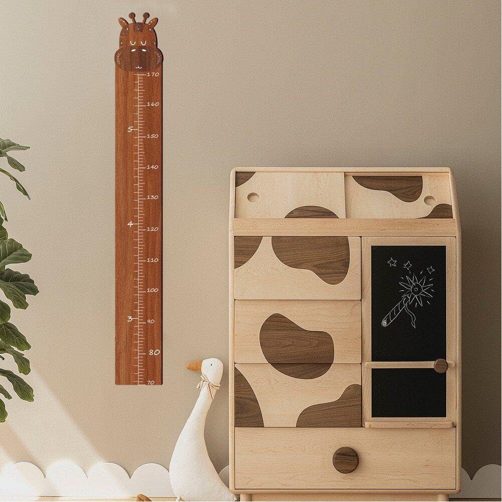 Regla de Madera para medir la Altura de los niños, medidor de Altura, Pegatinas de Pared, Regla artística, Papel Tapiz, decoración de habitación Infantil