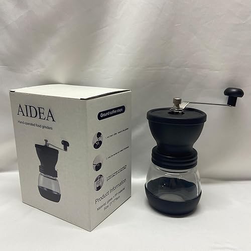 Miniatura 2 de AIDEA - Molinillos de café manuales, molinillo de café manual, molinillo manual de granos de café y molinillo de especias.
