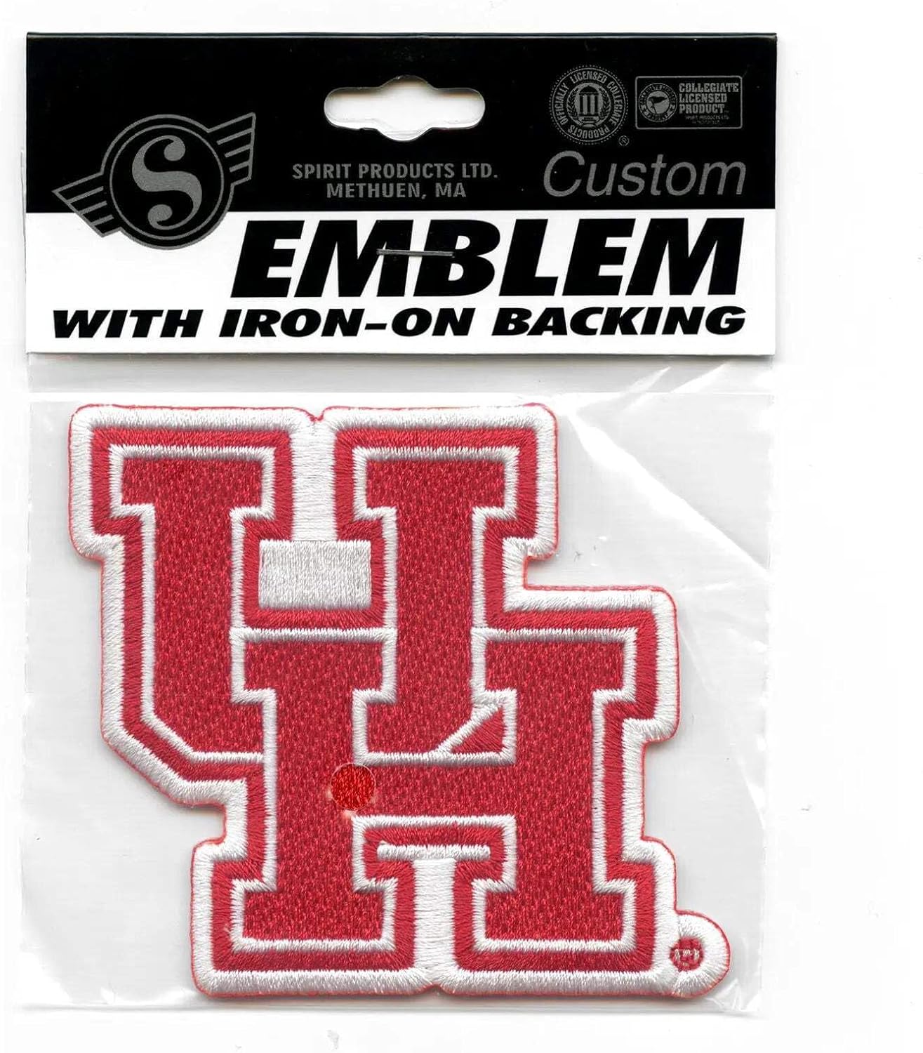 Official University of Houston Cougars Patch Primary School Logo Embroidered Iron On