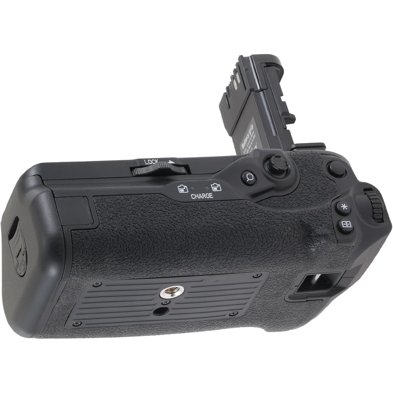 Hersmay BG-R20 Batteriegriff für Canon EOS R5 Mark II /R6 Mark II /R6 Mark III /R5/ R5C/ R6 Kameras, Synchronisation Aller Funktionen, fasst 2 LP-E6P-Akkus