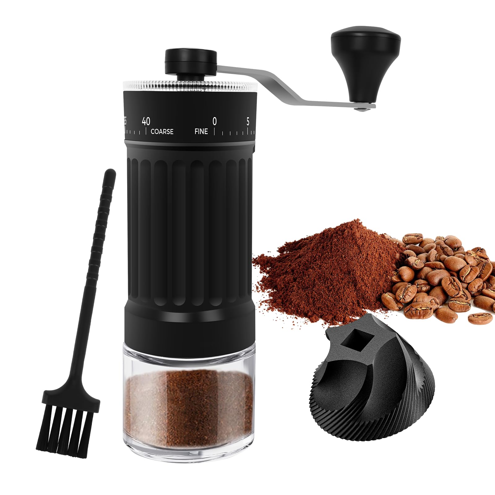Moulin à Café Manuel Conique Et Réglable En Céramique Compatible Avec Expresso Aeropress Pour Voyage Camping Randonnee 91764579