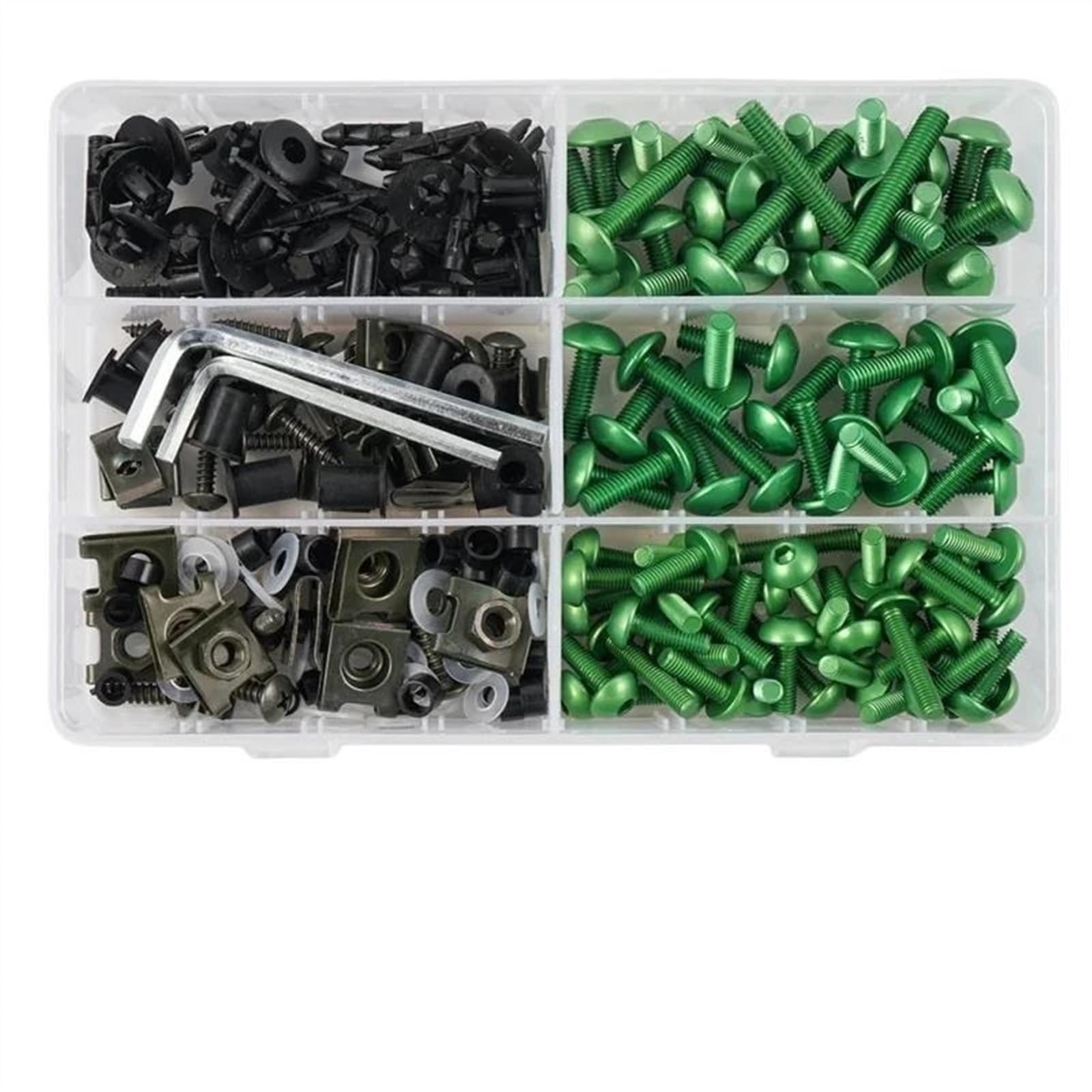 Motorcycle Modification Screw Nut Set For CBR600RR CBR1000RR CBR 600 F2 F3 F4 RR 1000 900 929RR 650R CNC Alloy(Green)