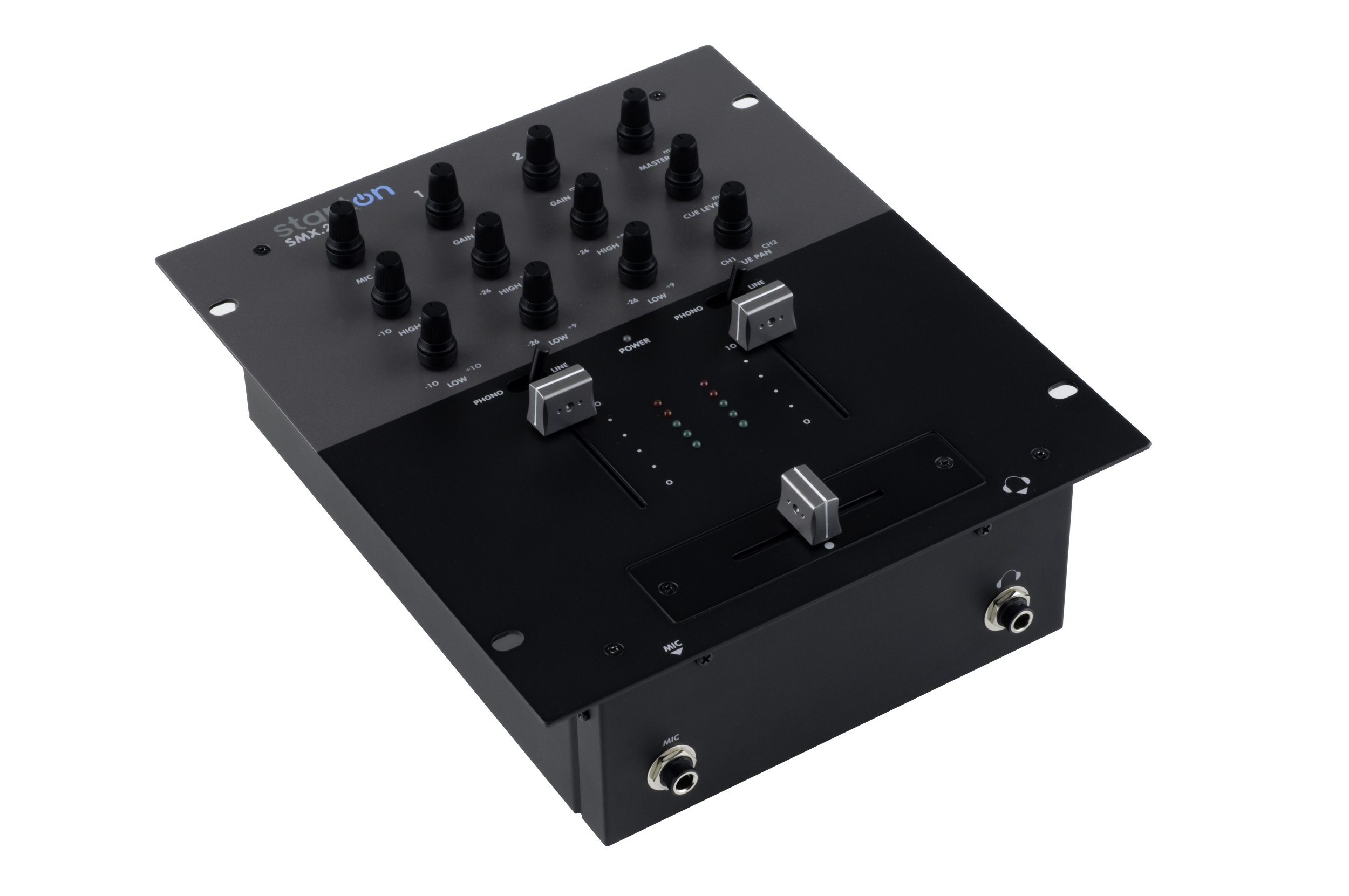 Stanton SMX202 2 Channel DJ Mixer with 2 Band EQ and Gain Control
