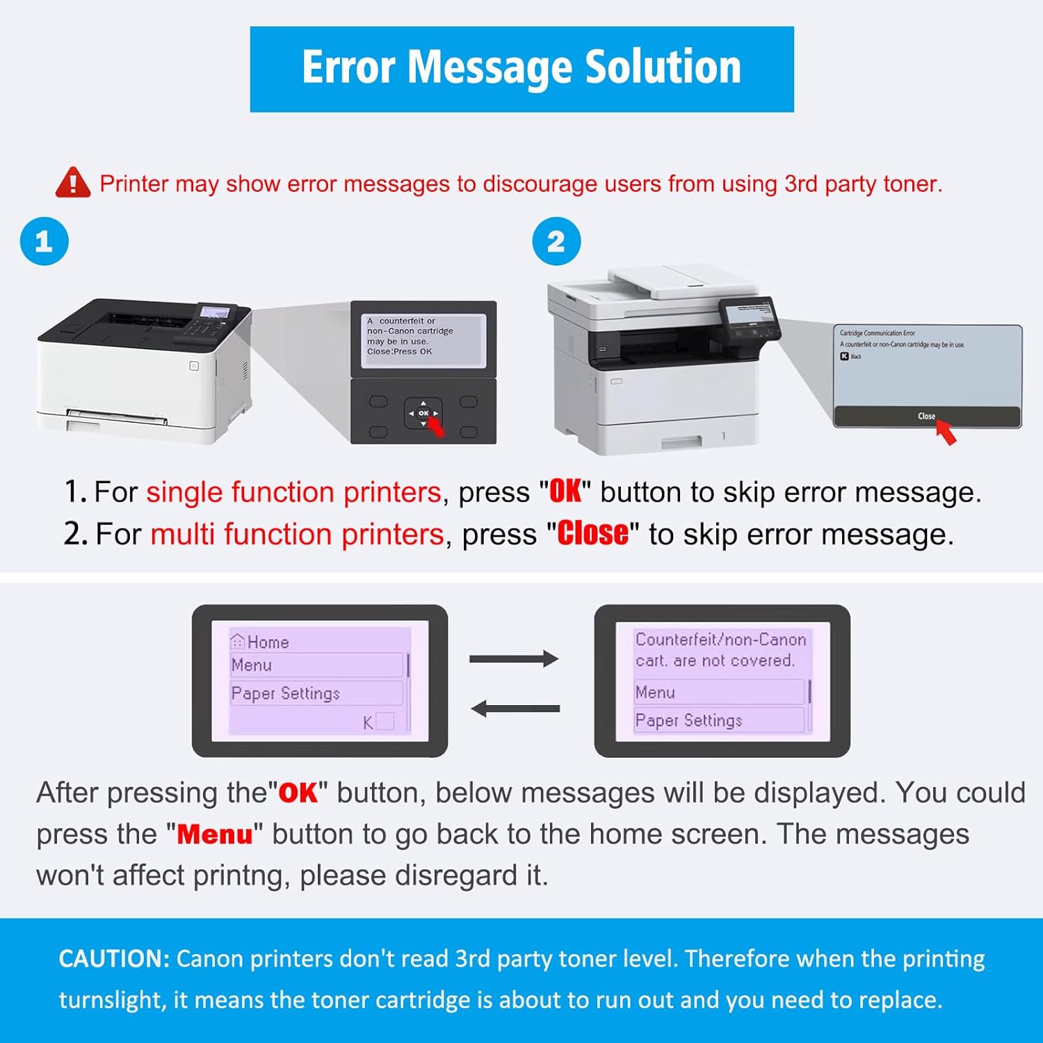 067 CRG-067 CRG067 Compatible Toner Cartridges Standard Capacity 1350 Pages 2 Blacks for Canon Laser Printer imageCLASS MF656 MF656Cdw MF654 MF654Cdw MF653 MF653Cdw LBP633 LBP633Cdw LBP632 LBP632Cdw