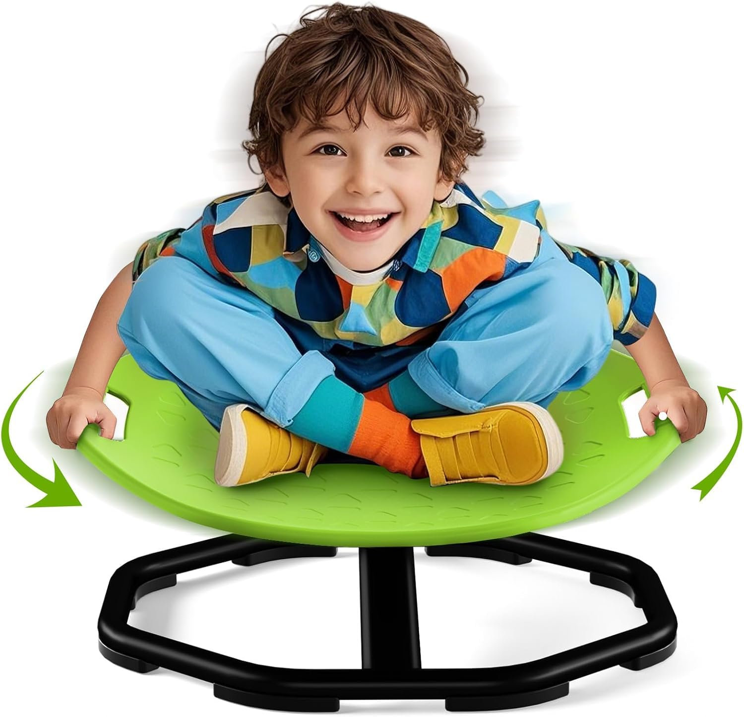 Spinning Chair for Autism Kids with Handles, Sensory Movement Toys for Autism, Autistic Children Sensory Room Equipment, Sit and Spin Swivel Seat Gifts for Toddlers Boys Girls Christmas Birthday