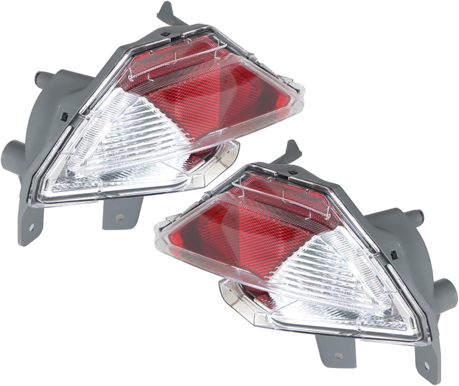 GXYWADY Rear Bumper Reflector Light Stop Lamp Replacement for Toyota RAV4 2016-2018 814800R040 TO2883107 814900R040 TO2882107 Left & Right