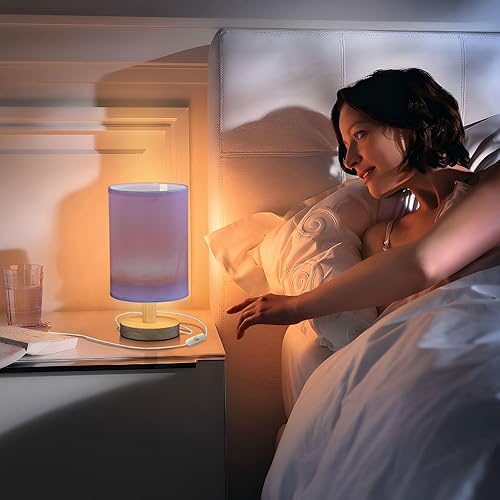 Miniatura 7 de Reading Lamp Room Table Lamp Creative Slateblue Table Lamp for Girls Office lamparas para habitacion modernas