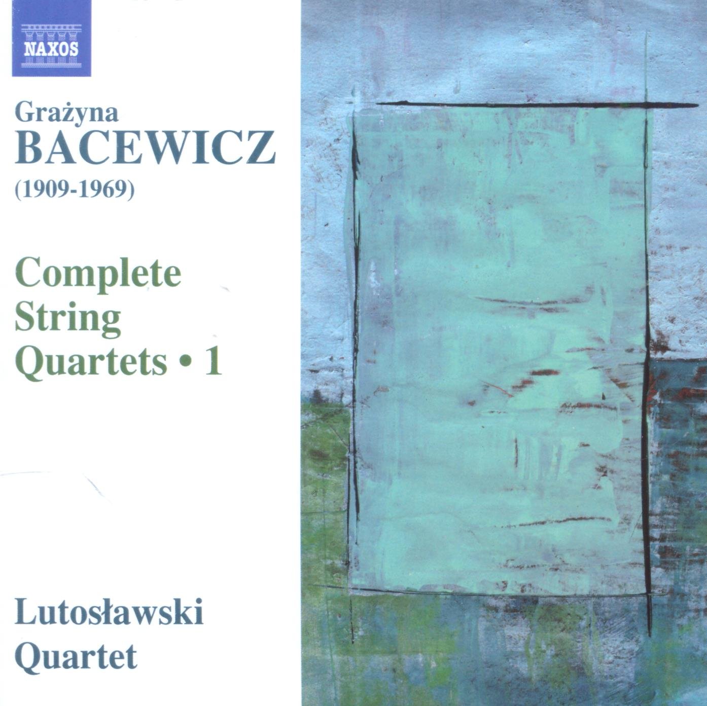 V 1: String Quartets [Audio CD] BACEWICZ,GRAZYNA