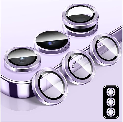 Miniatura 7 de LucBuy Protector de lente de cámara para Samsung Galaxy Z Fold 3, cubierta de cámara de vidrio templado Protector de pantalla Adhesivo de película