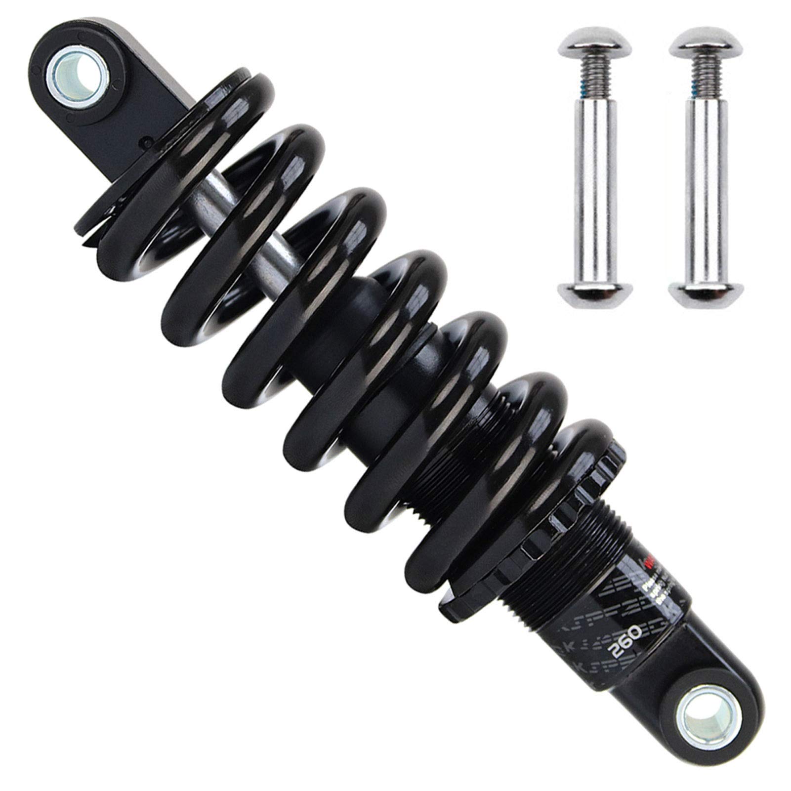 TYYT Bike Rear Shock Absorber Spring MTB 125/150/ 165/190 mm GS-121A, 100 to 2000 Lbs Suspension Damper (Color : 190mm, Size : 2000 Lbs)