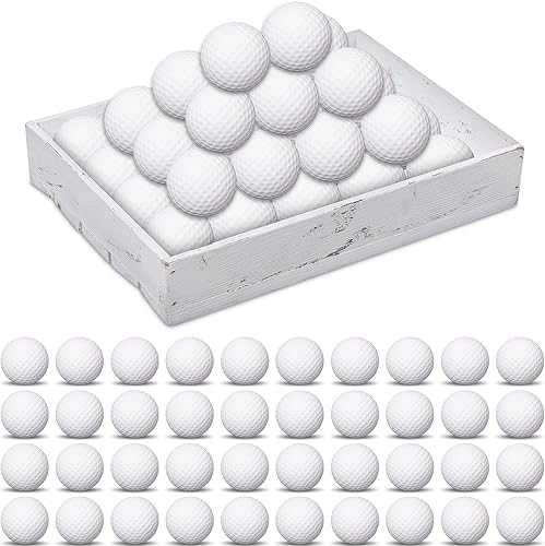 Yilloog Paquete de 120 pelotas de práctica de golf de espuma a granel, pelotas de golf de espuma para práctica de golf, sensación realista y pelotas