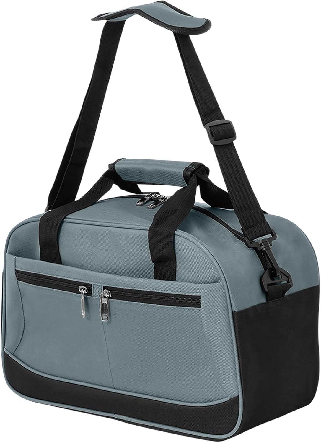 CUQOO 40x20x25 Grey Underseat Cabin Bag for Ryanair Airlines – Water-Resistant Holdall with Multi-Compartments, Premium Zipper & Adjustable Strap – Fits Underseat as Carry-On Bag for Planes CUQOO 40x20x25 Grey Underseat Cabin Bag for Ryanair Airlines – Water-Resistant Holdall with Multi-Compartments, Premium Zipper & Adjustable Strap – Fits Underseat as Carry-On Bag for Planes