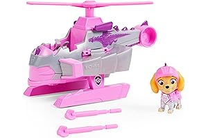 PAW Patrol Skye Transforming Toy Car with Collectible Action Figure