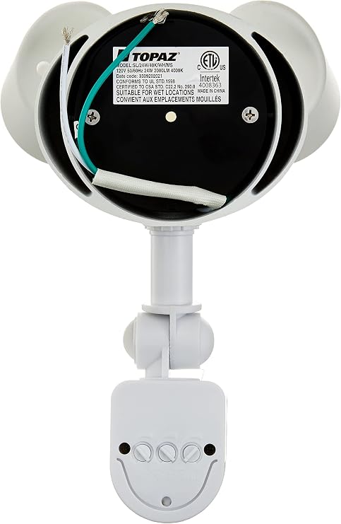 Topaz LED Security Lighting White with Motion Sensor
