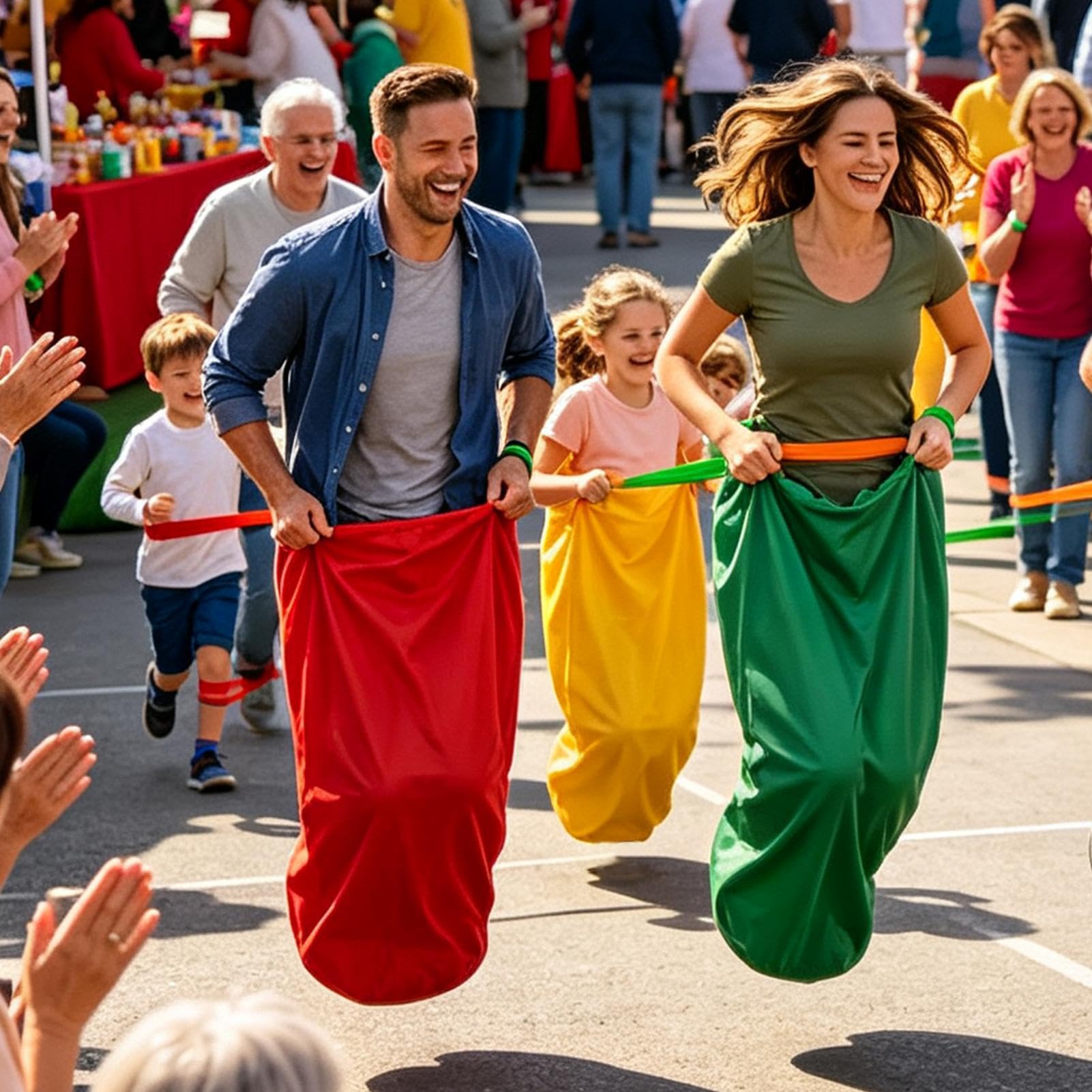 Field Day Spiele Für Kinder 24-Teiliges Lustiges Interaktives | Bean Bag Toss Spiel Party-Zubehör Outdoor-Schulhof, Schulsportfest, Rasenspiele und Karnevalsparty