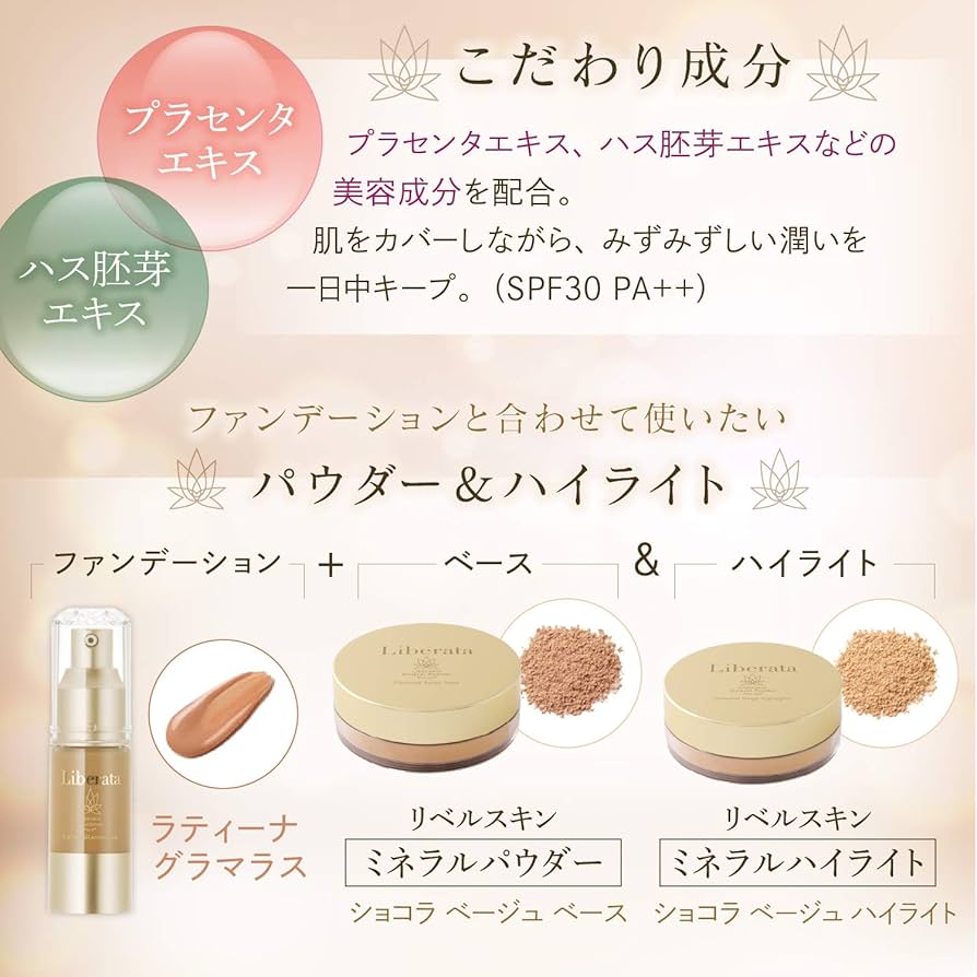 リベルスキン ファンデーション(20 ml) 3色セット　バラ売り要相談 リベルスキン ファンデーション(20 ml) 3色セット バラ売り要相談