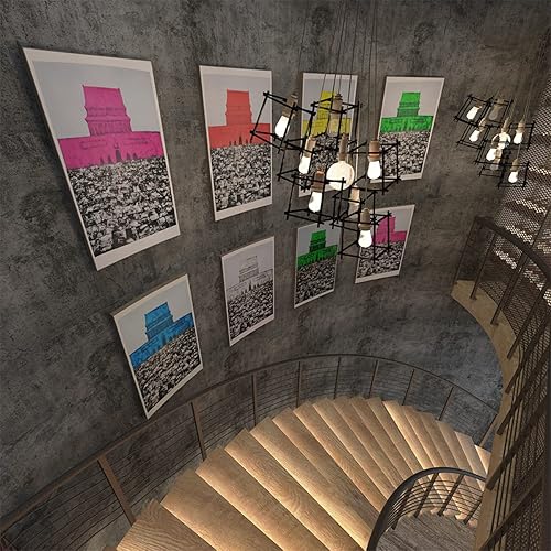 Miniatura 2 de Papel pintado texturizado de hormigón gris TOUS-SNHB-122-15