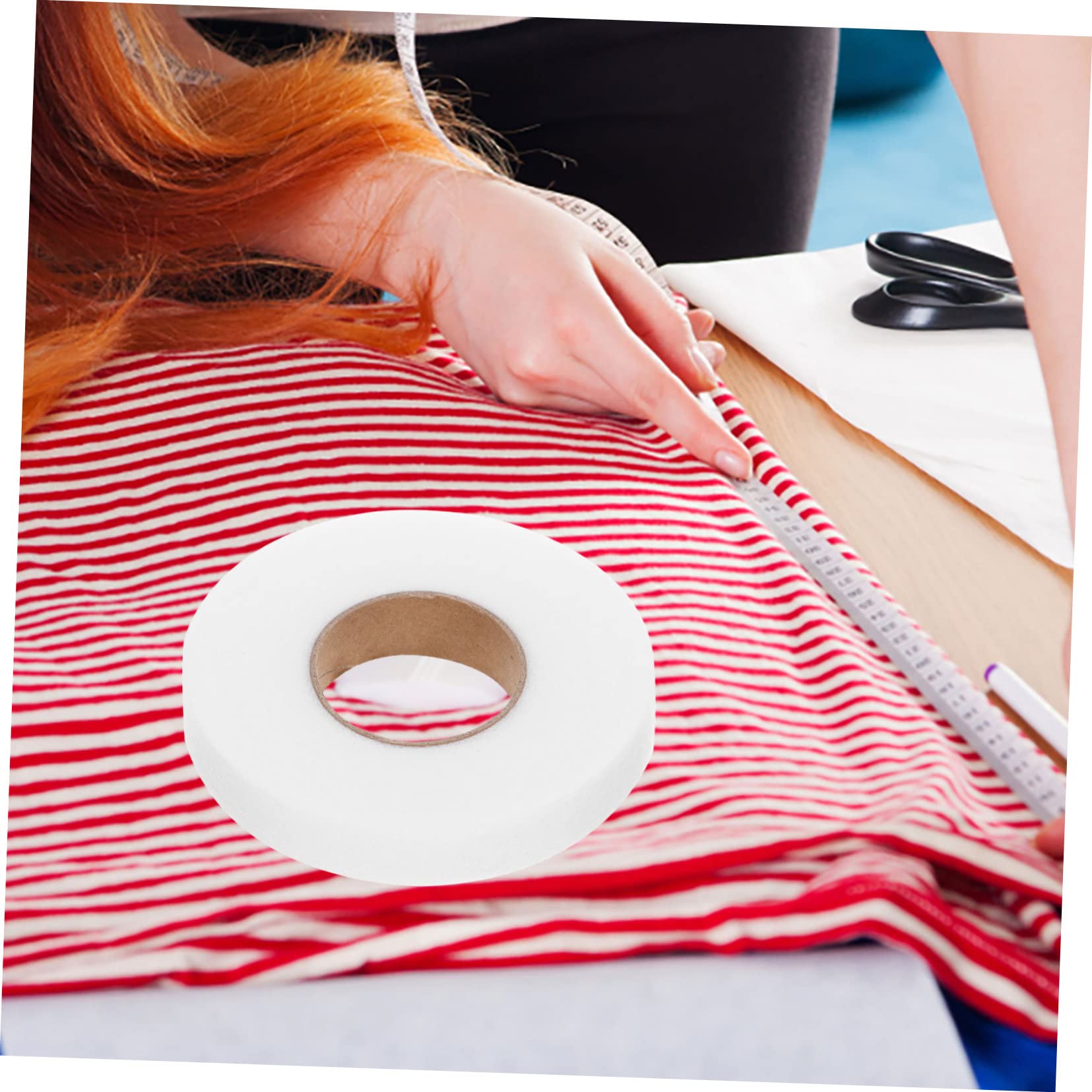 NUOBESTY Lot De 5 Rubans Dourlet Pour Rideaux Thermocollants En Coton Polyvalents 2 Rouleaux X 5