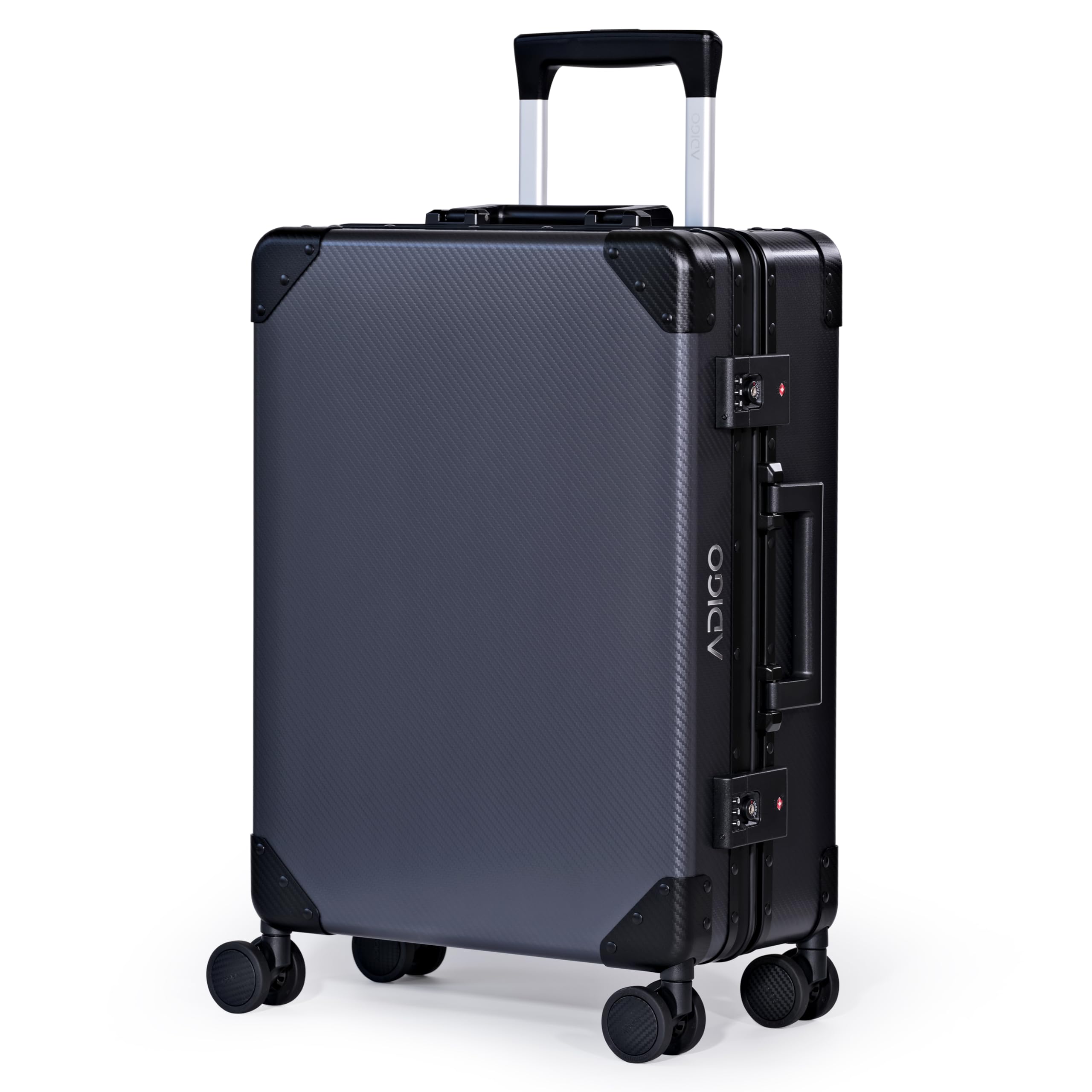 Amazon | [ADIGO] スーツケース アルミ 日本製 機内持ち込み カーボン