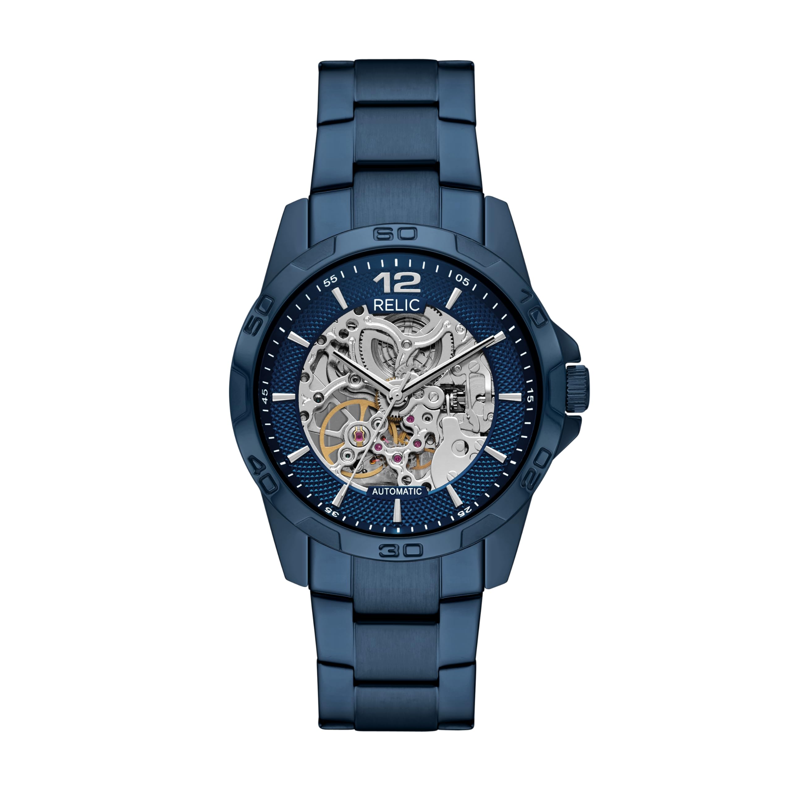 RELIC by Fossil Mens Automatic Watch with Mechanical Movement and Skeleton Dial