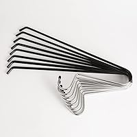 Vista 5 de Perchas para Mantas Perchas para Cortinas Resistentes que Ahorran Espacio Antideslizantes - Ideales para Colchas, Sacos de Dormir, Edredones