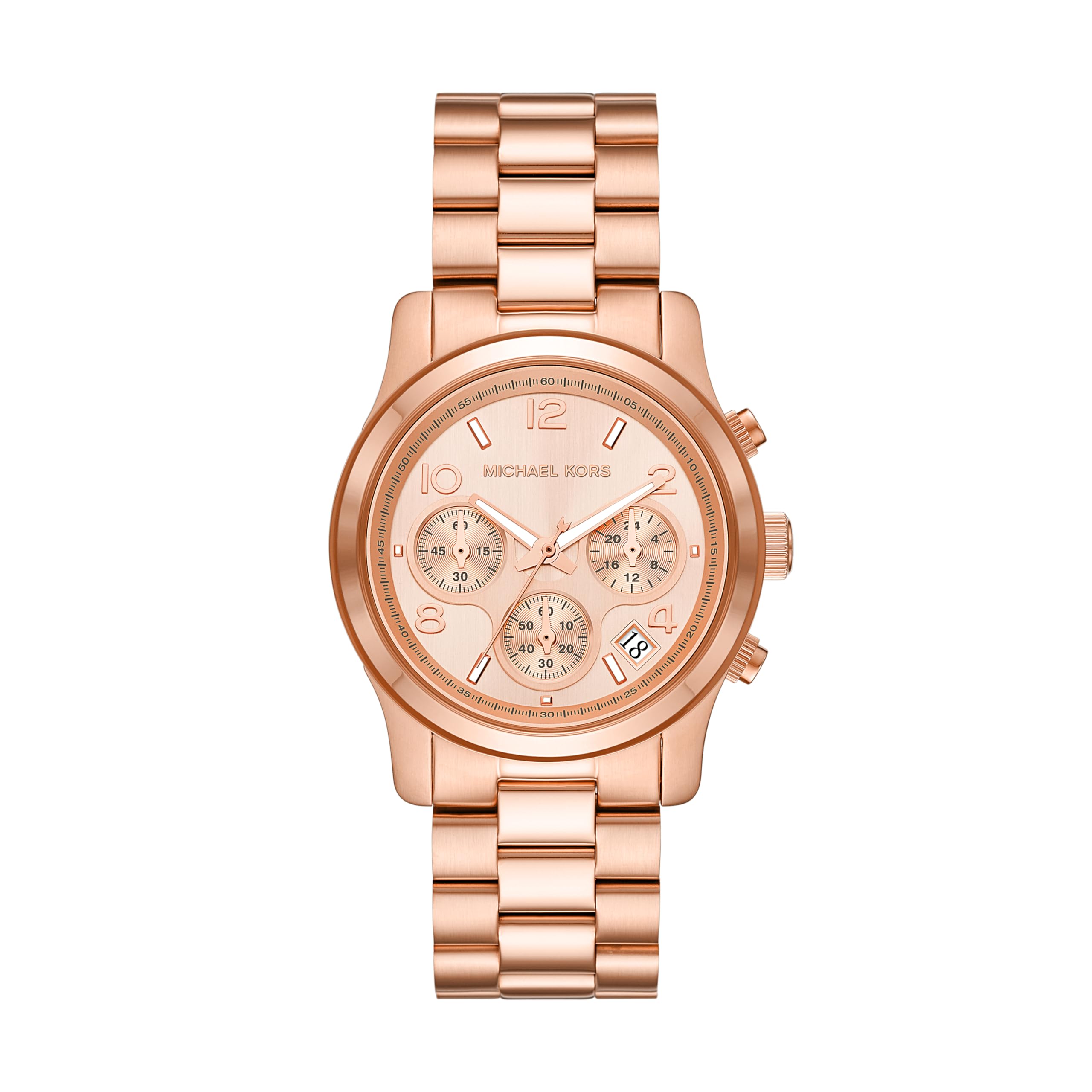 Michael Kors Runway Analog Rose Gold Dial Womens Watch-MK7324 (B0BQZFZ8S7) Amazon Price History, Amazon Price Tracker