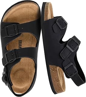 CUSHIONAIRE Kid's Liana JR Cork Footbed Sandal with +Comfort