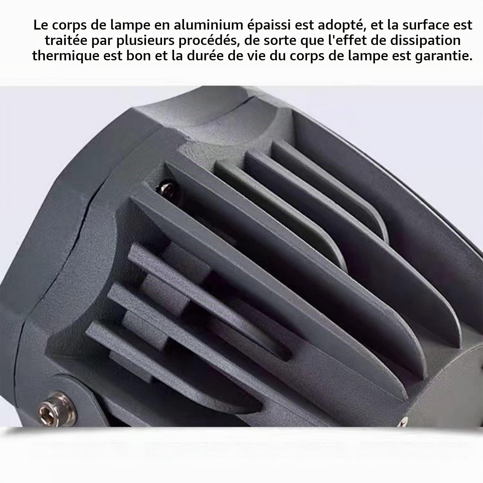 Projecteurs LED Longue Portée, Spot LED Exterieur, Éclairage Rond COB Pour Arbres, Projecteur LED À Angle Réglable Étanche IP65, Pour Enseignes De Bâtiments, Éclairage De Pelouse(Warm Light,30W(AC110-