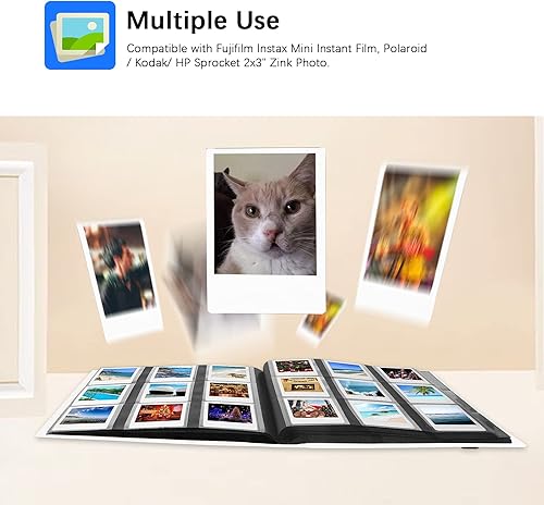 Miniatura 2 de Paquete de 2 álbumes de fotos de 432 bolsillos para cámara instantánea Fujifilm Instax Mini, cámara Polaroid, para cámara instantánea Fujifilm