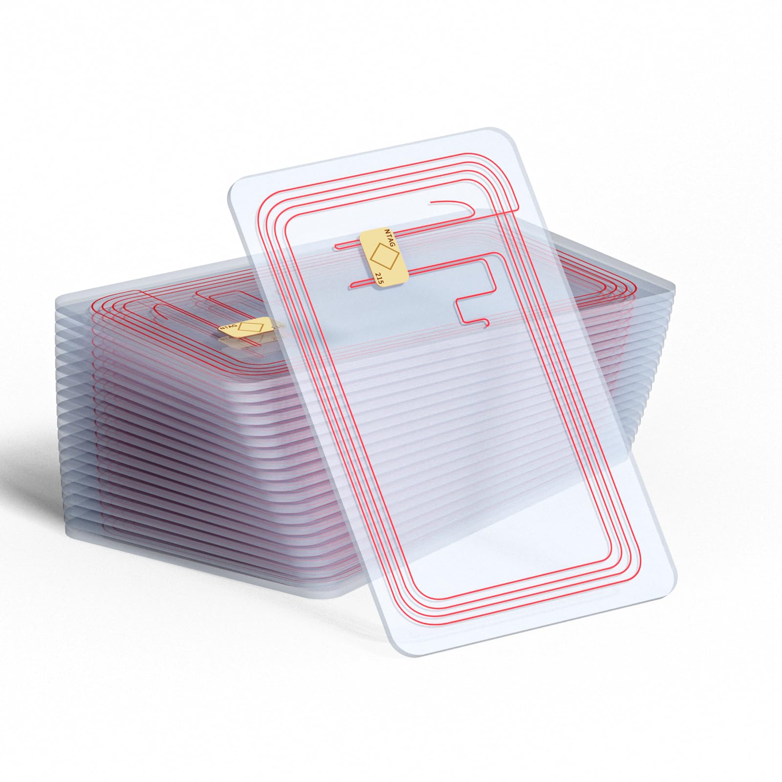 Tarjetas NFC NTAG215 programables CR80 con 504 bytes de memoria para TagMo y Amiibo, 50 uds 8