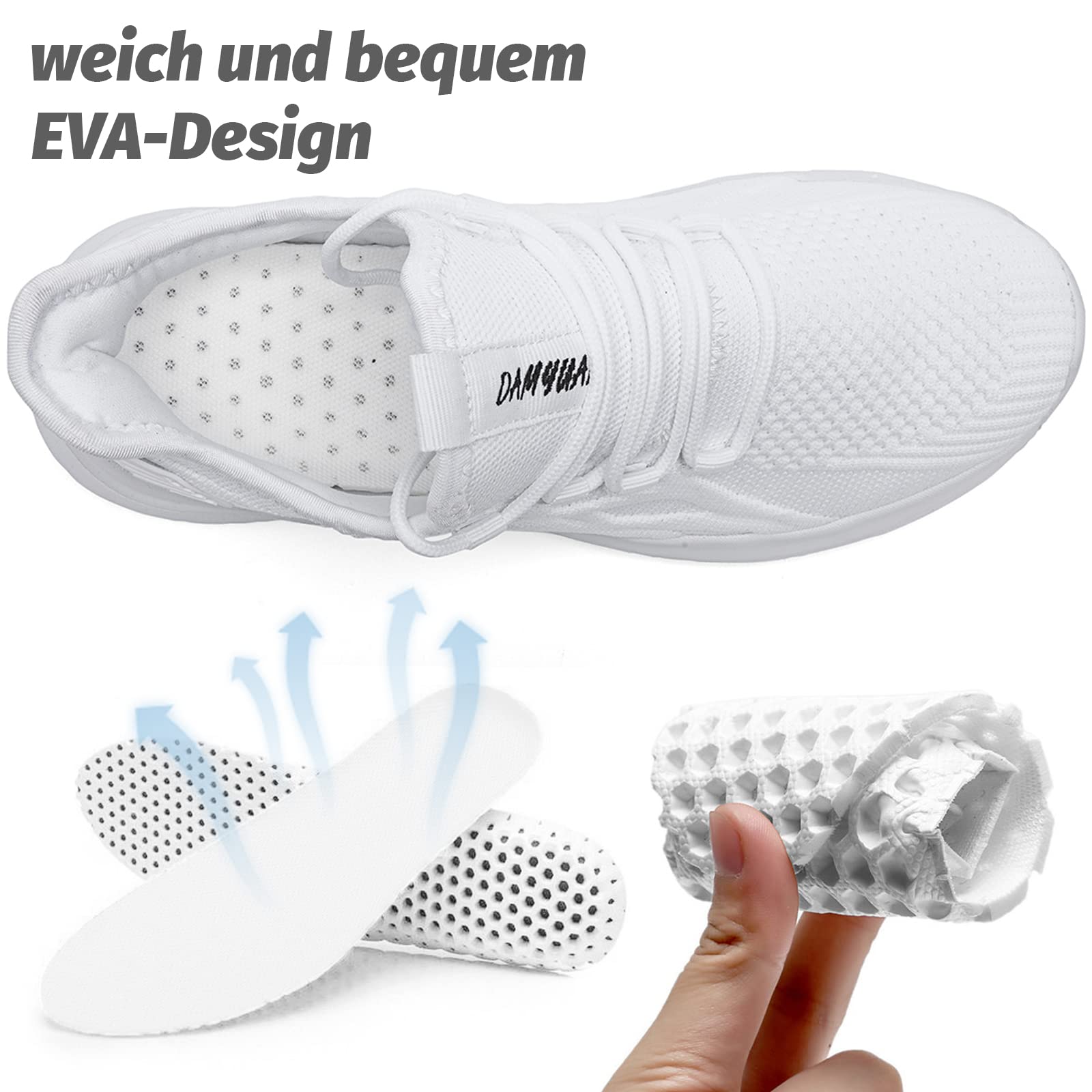 Oltyutc Scarpe Donna Running Sneakers Comode Tennis Schecter Fitness Palestra Scarpe