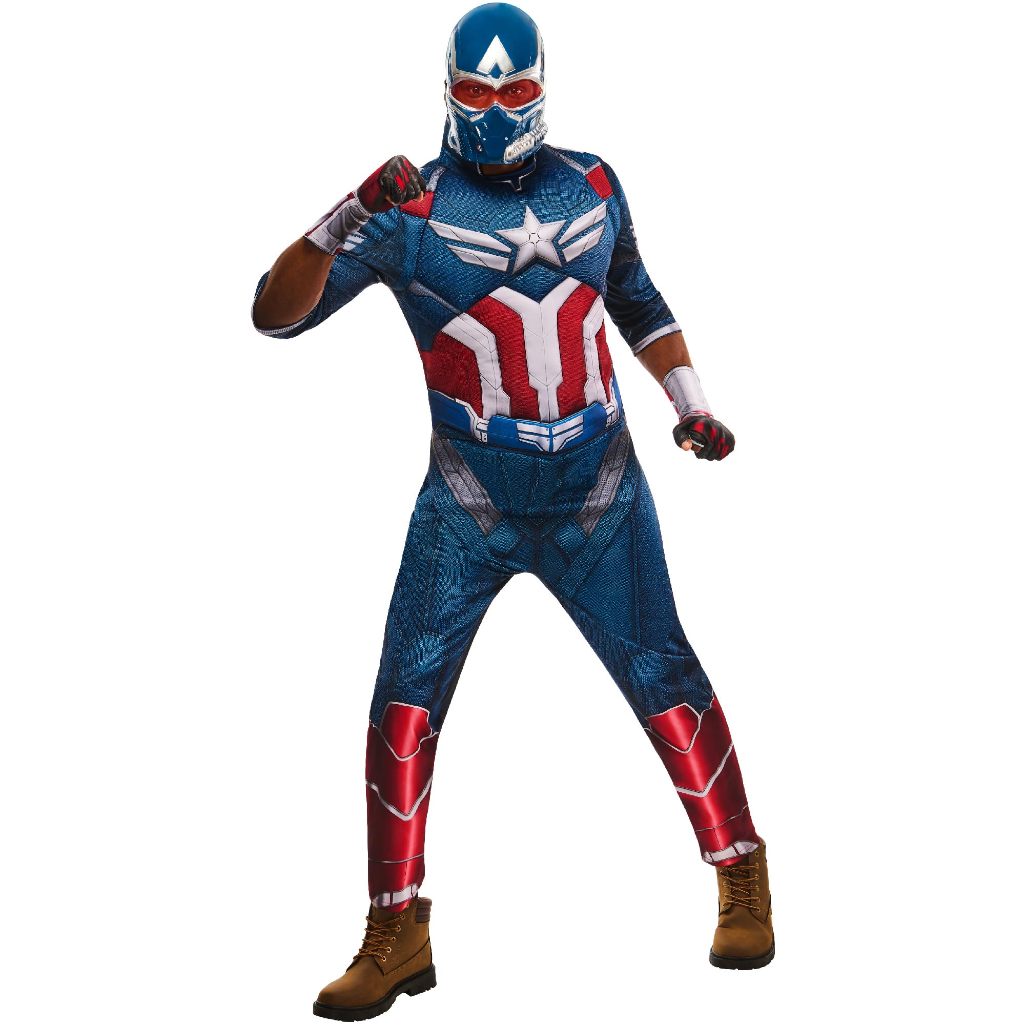 Costume Deluxe Captain America pour Adulte - Rubies