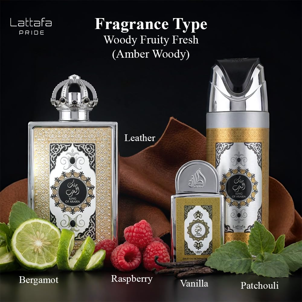 Lattafa King of Arabia GiftSET woda perfumowana