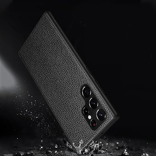 Miniatura 5 de XWCG Funda para Samsung Galaxy S22S22 Ultra Genuina Funda de Cuero a prueba de Golpes Anti-Anti-Anti-Anti-Anti-Huella TPU Funda de Teléfono Funda