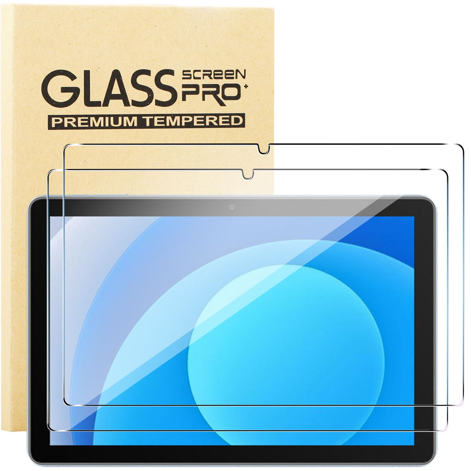 MEMELOKA Vetro Temperato per Blackview Tab 10 WiFi/Tab 80 10 Pollici, 2 Pezzi Durezza 9H Antigraffio HD [Anti-Impronta][Senza Bolle] Pellicola Protettiva