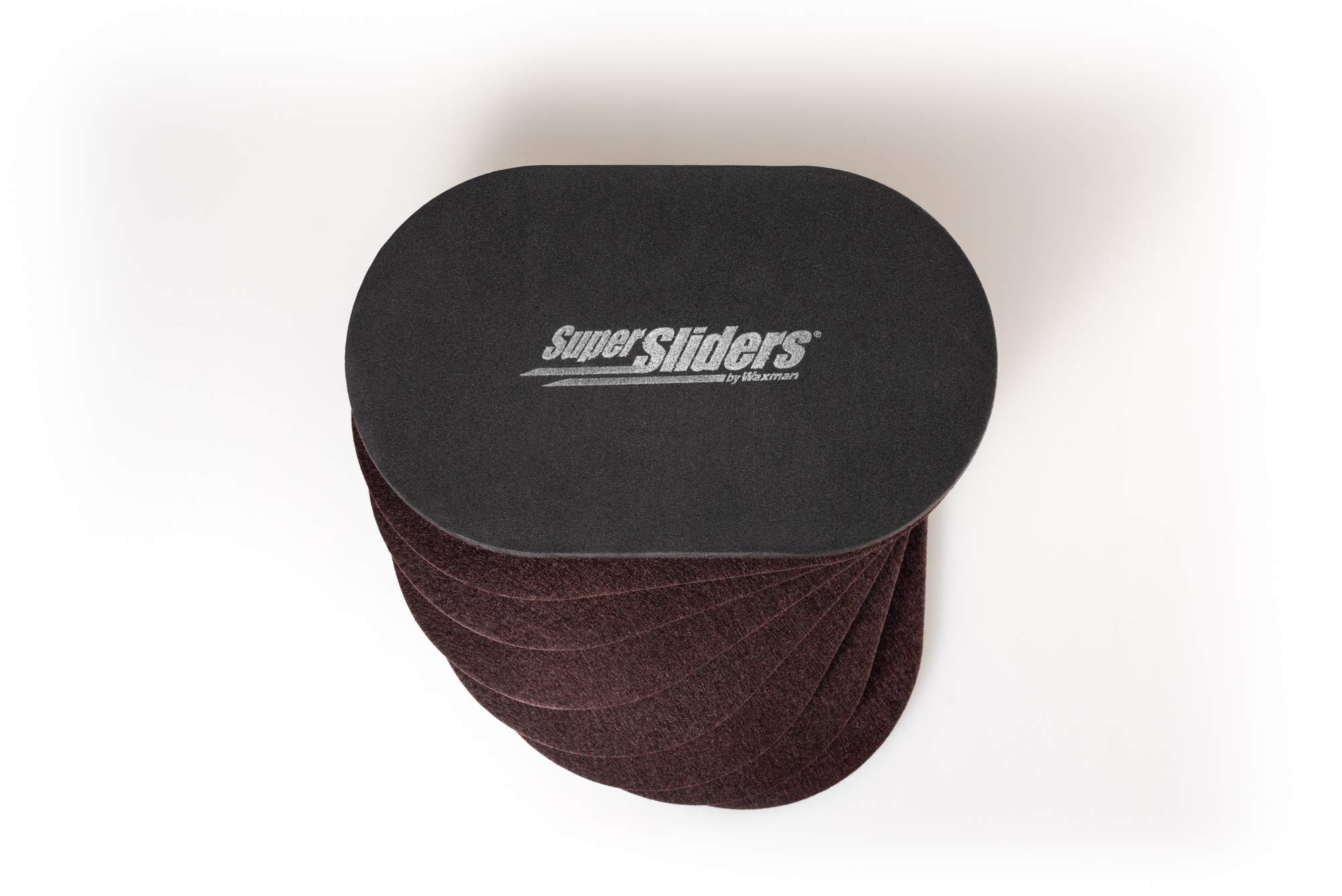 Super Sliders 4726595N Wielokrotnego użytku XL Ciężkie meble do podłóg z twardego drewna, filcowe ochraniacze brązowe, 4 szt