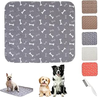 Wuffaroo PIPI Matte Mit Pheromone, 2026 Neue Wuffaro PIPI-Matte, Wiederverwendbar, Auslaufsicher, rutschfest, Für Welpen Alte Oder Inkontinente Hunde(Grau,80*90cm)