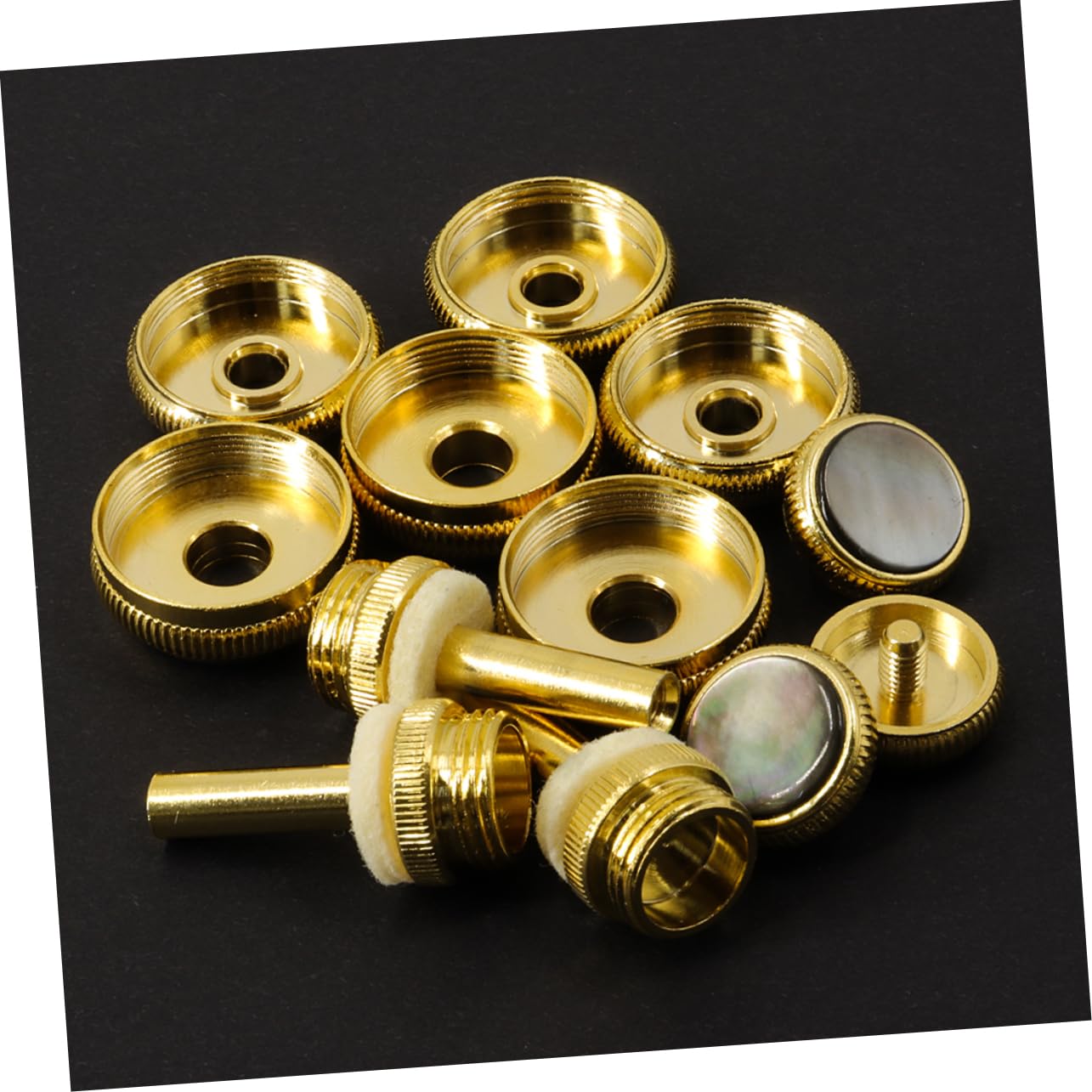 Trompeten Ersatzteile 1 Satz Gold Metall, Präzise Verarbeitet