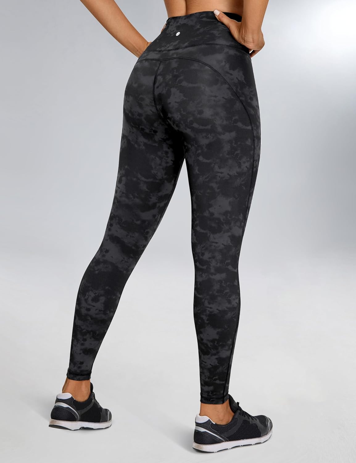 CRZ YOGA Ulti-Dry Workout Leggings for Women 25'' - High Waisted Yoga Pants 7/8 Athletic Running Fitness Gym Tights