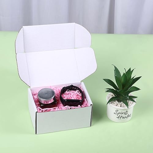 Miniatura 3 de DUZCLI Cajas de envío pequeñas de 6 x 4 x 3 pulgadas (paquete de 25) - Cajas de cartón corrugado blanco resistentes para pequeñas empresas, comercio