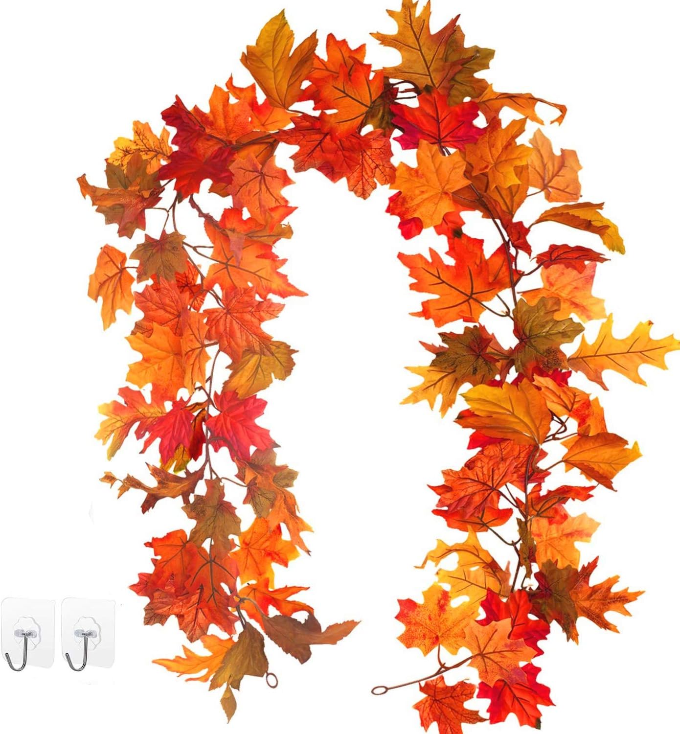 Emwel Hanging Plant for Home Garden Wall Doorway Backdrop for Indoor Outdoor Wedding Thanksgiving Dinner Party Fireplace Christmas Decor