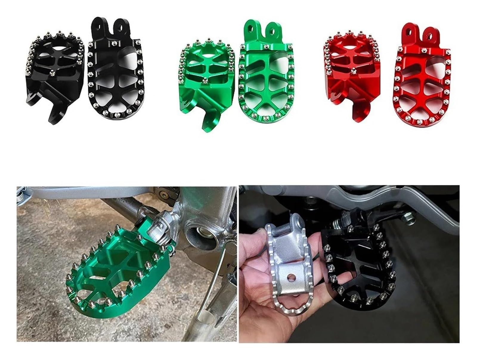 pedal Para Kawasaki Para KLX300R 1997-2023 Accesorios Pedales Y Estriberas Motocicleta Reposapiés Motocross