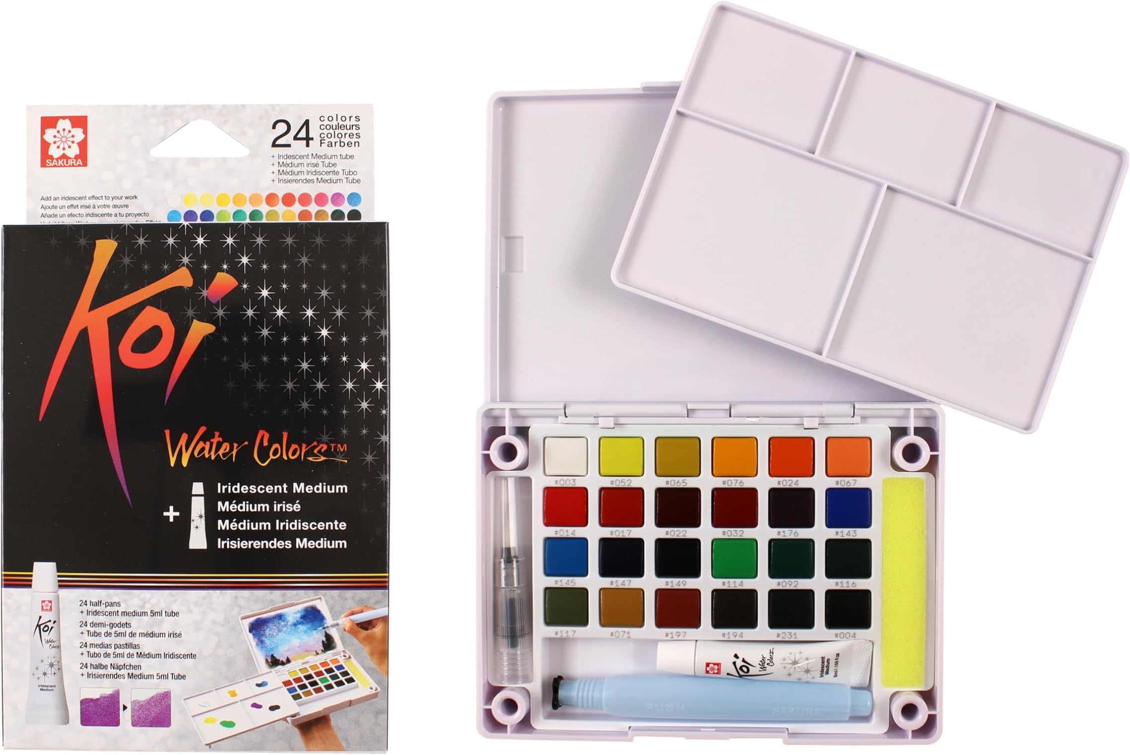 Amazon.com: SAKURA Koi Pocket Field Sketch Kit - Watercolor Sets for ...