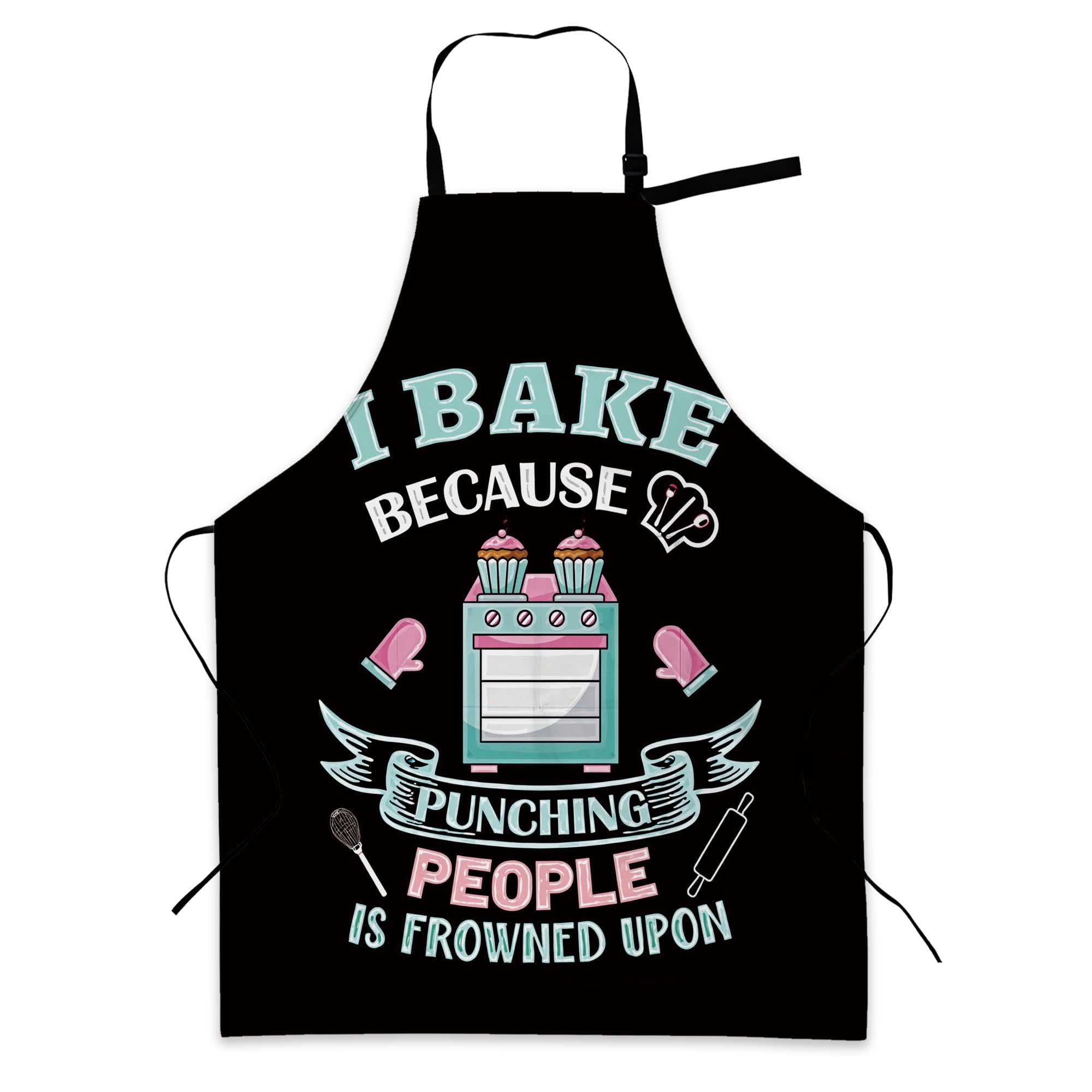 BILANGCE Baking Apron Unisex Adjustable Bib Apron with Pockets Cooking Kitchen Chef Women Men Aprons for Home Kitchen, Restaurant,Coffee House,Shop,Garden